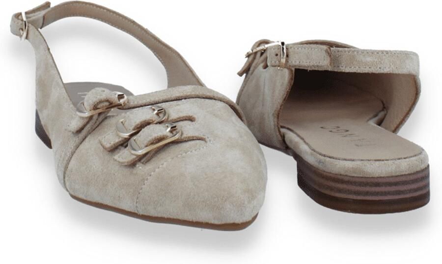 Tango Dames Slingback Duna 4-j Suede Beige