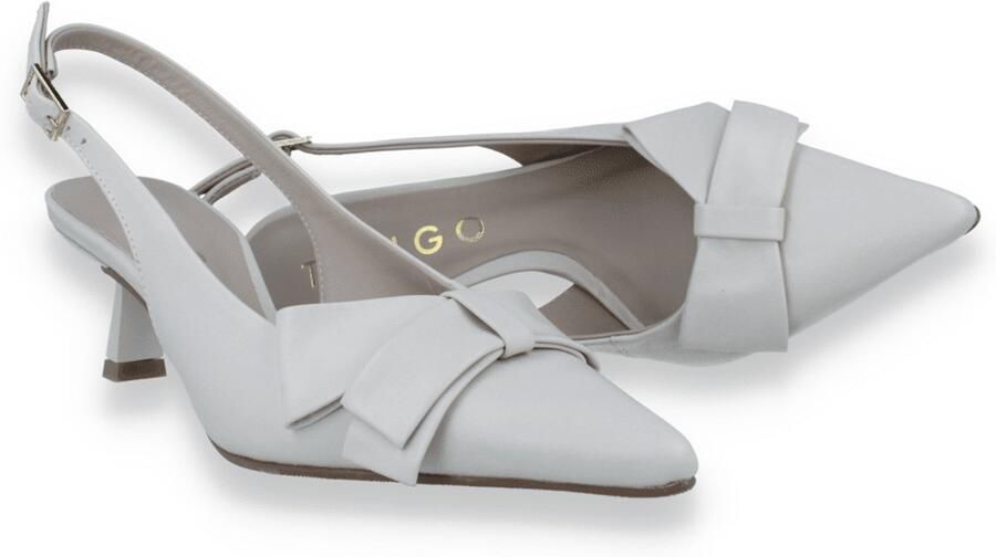 Tango Dames Slingback Noss 1-b Off White Leather Beige