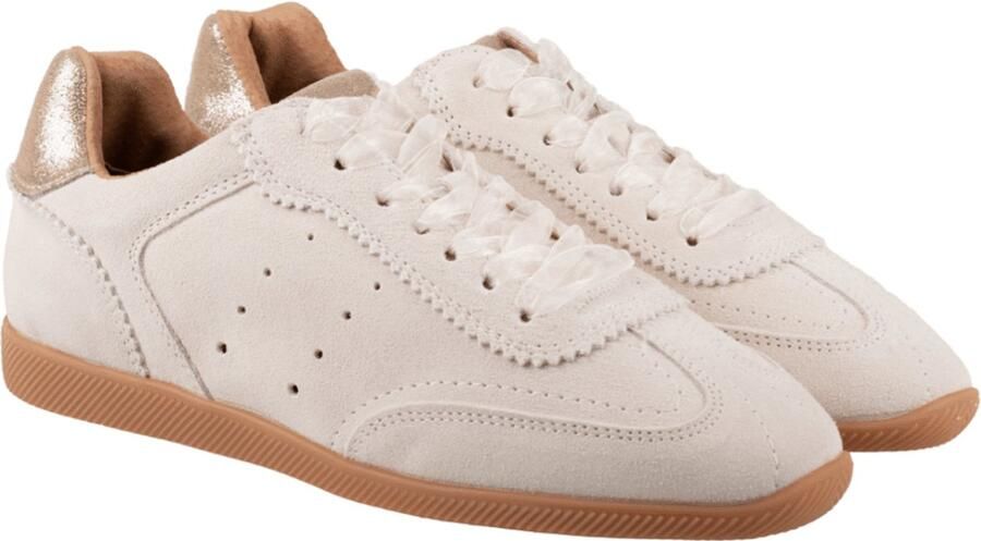 Tango Dames Sneaker Baylee Suede Beige