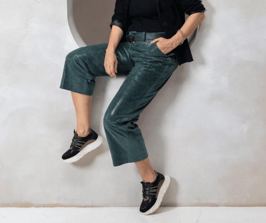 Tango Dames Sneaker Kady Fat Black Zwart