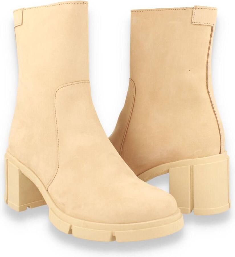 Tango Dames Romy Heel 1-C Soft Beige Nubuck Boot BEIGE - Foto 4