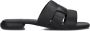 Tango Zwarte Leren Slippers Tyrsa 1 Black Dames - Thumbnail 2