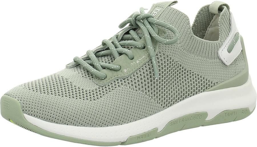 TBS JELLINA-A7395 dames veterschoenen groen