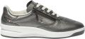 TBS Leren sneakers met sluiting voor dames - Grijs