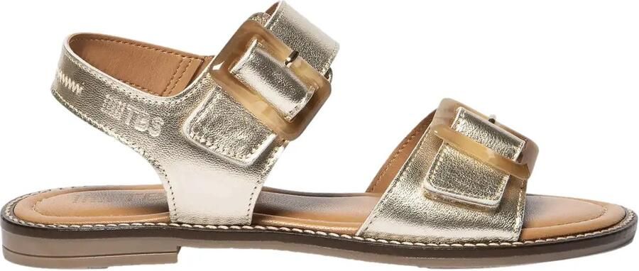 TBS Metalen Schapendongleleren Sandalen Dames Abigael