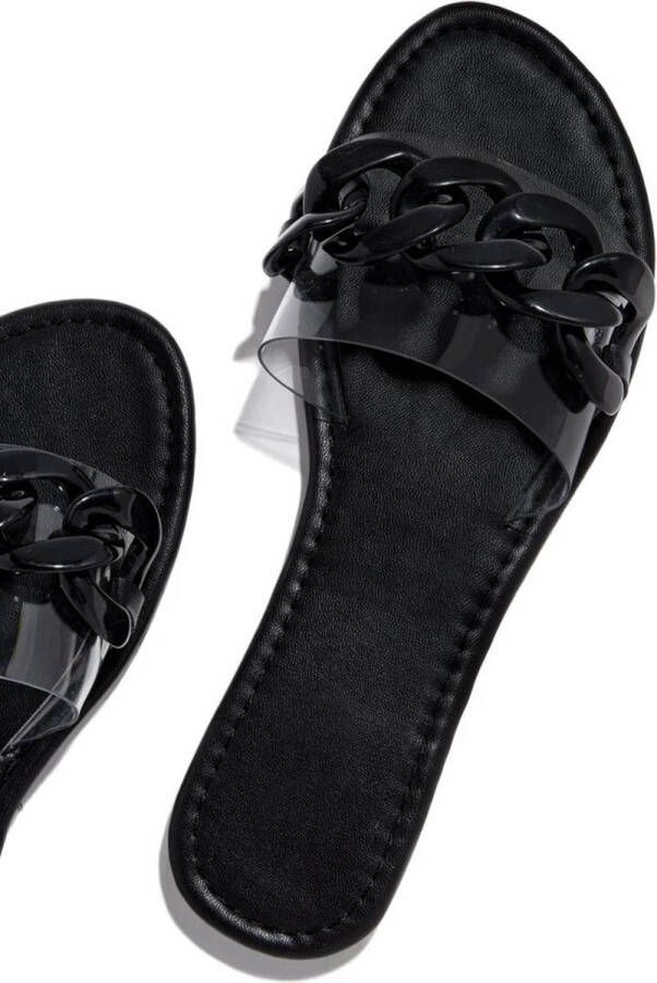 Pasterlie slippers Zwart
