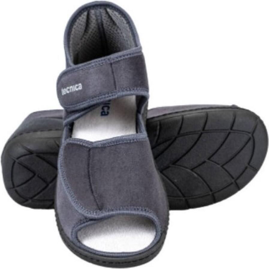 Tecnica 5 Pantoffel Sandaal Comfortschoen Unisex wijdte XL grijs - Foto 2