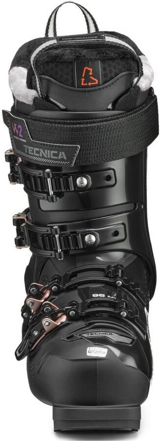 Tecnica Mach1 Mid Volume 95 W Td GW Black Skischoenen dames Zwart wit