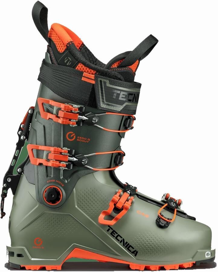 Tecnica Zero G Tour Scout Ski Touring Boot Camp-Green