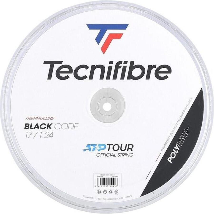 Tecnifibre ATP Tour Snaar Zwart 200m