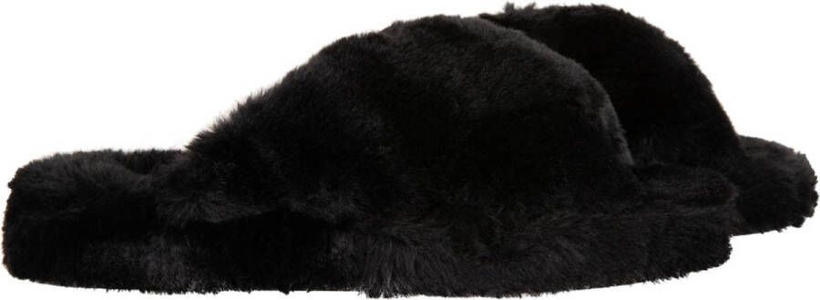 Ted Baker 254618 Lopply Faux Fur Cross Over Slipper Q3