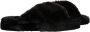 Ted Baker 254618 Lopply Faux Fur Cross Over Slipper Q3 - Thumbnail 3