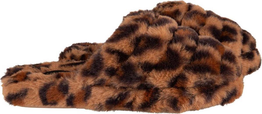 Ted Baker 257200 Alhana Printed Faux Fur Mule Slipper Q3