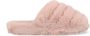 Ted Baker Slippers LOPSEY Faux Fur Mule Slipper in poeder roze - Thumbnail 1