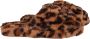 Ted Baker 257200 Alhana Printed Faux Fur Mule Slipper Q3 - Thumbnail 5