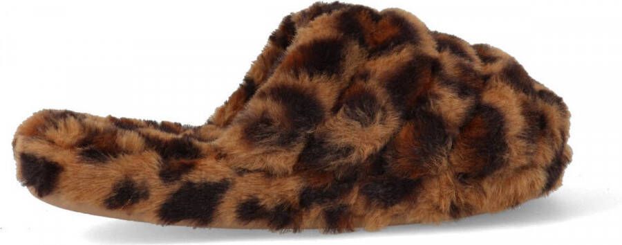 Ted Baker 257200 Alhana Printed Faux Fur Mule Slipper Q3