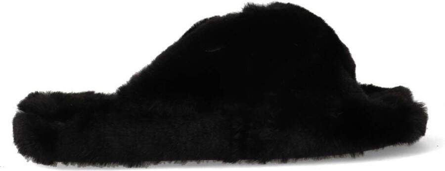 Ted Baker 254618 Lopply Faux Fur Cross Over Slipper Q3