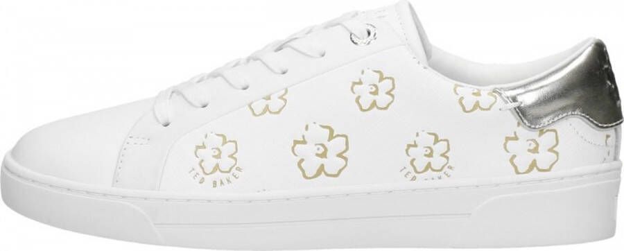 Ted Baker Sneakers TALIY Magnolia Flower Cupsole Trainer in wit