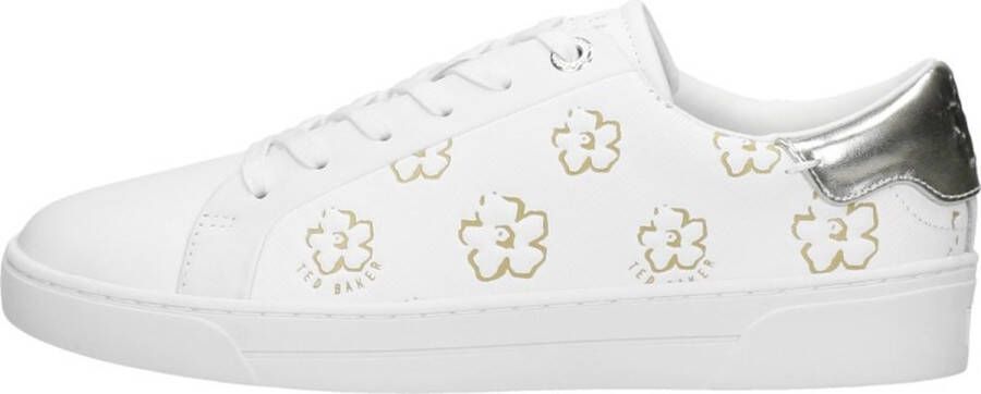 Ted Baker Sneakers TALIY Magnolia Flower Cupsole Trainer in wit
