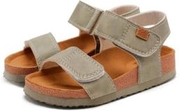 Teenslippers voor jongens met verstelbare sluiting en waterdichte zool