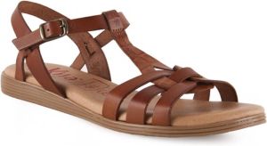 TEKILA Hoogwaardige Bruine Sandalen met Tijdloze Gekruiste Bandjes