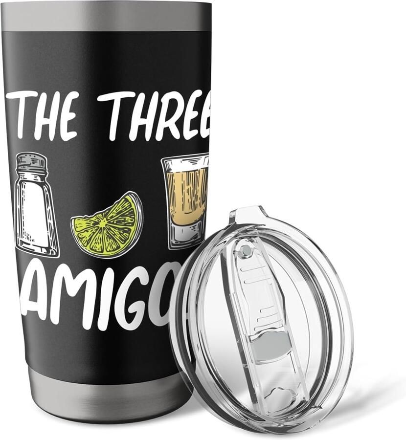 Tequila-thermoskan met limoen en zout