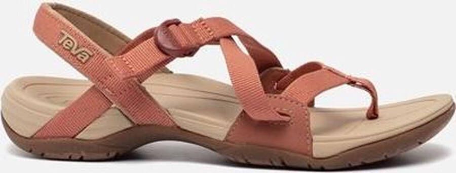 Teva Ascona Cross sandalen roze