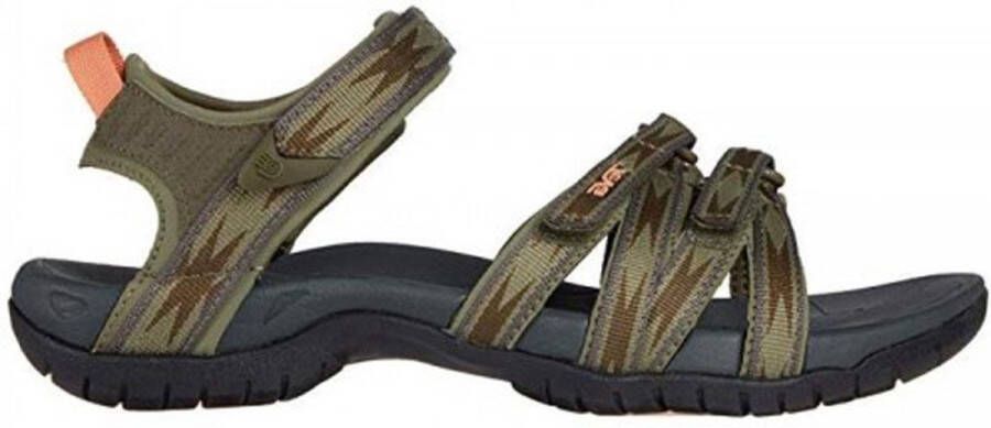 Teva Dames Sandalen zwart groen