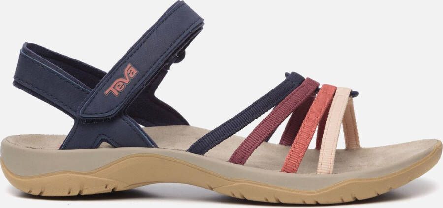 Teva Sandalen Vrouwen navy rood crème