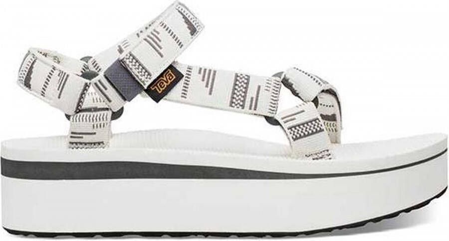 Teva Flatform Universal Dames Wandelsandalen Wit