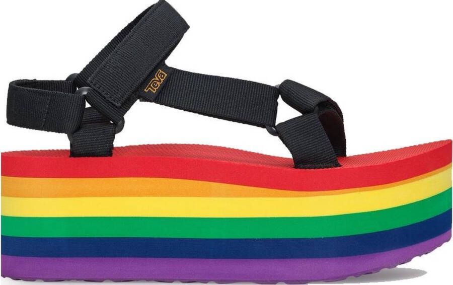 Teva Flatform Universal Rainbow Pride sandalen