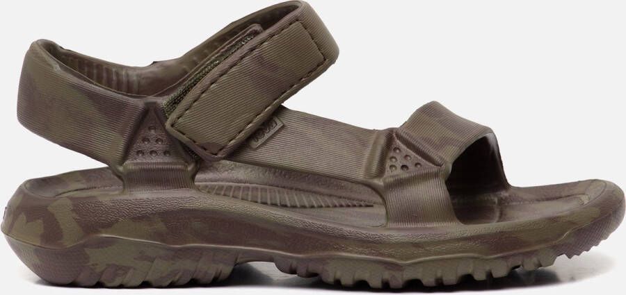 Teva Hurricane Drift sandalen met camouflage print groen - Foto 3