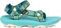 Teva K HURRICANE XLT 2 Unisex Sandalen NEON FLORAL BRIGHT TEAL - Thumbnail 3