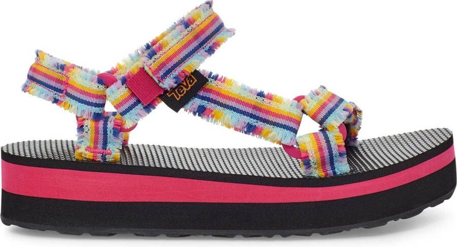 Teva Midform Fray Kids Sandalen Kinderen Turkoois Assorti Gemengd