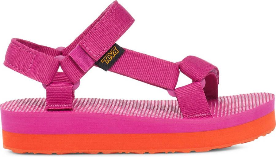 Teva K Midform Universal Kinder Sandalen Roze Oranje