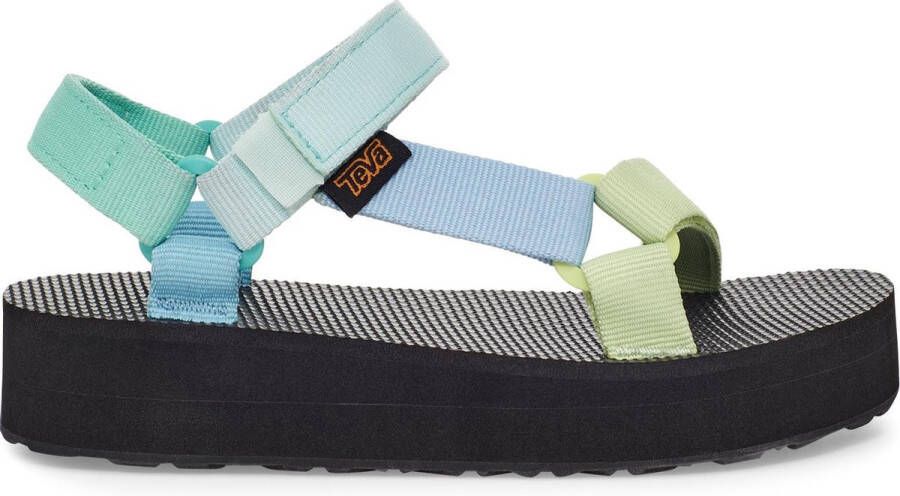 Teva K Midform Universal Sandalen Dames Junior Blauw Groen