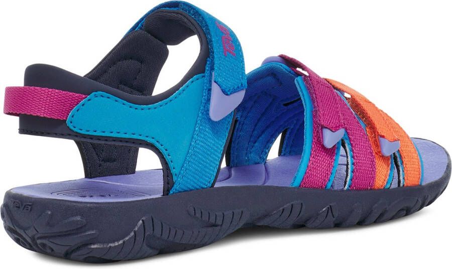 Teva Schoolkind sandalen blauw oranje roze Meisjes Polyester Meerkleurig 29 30 - Foto 6