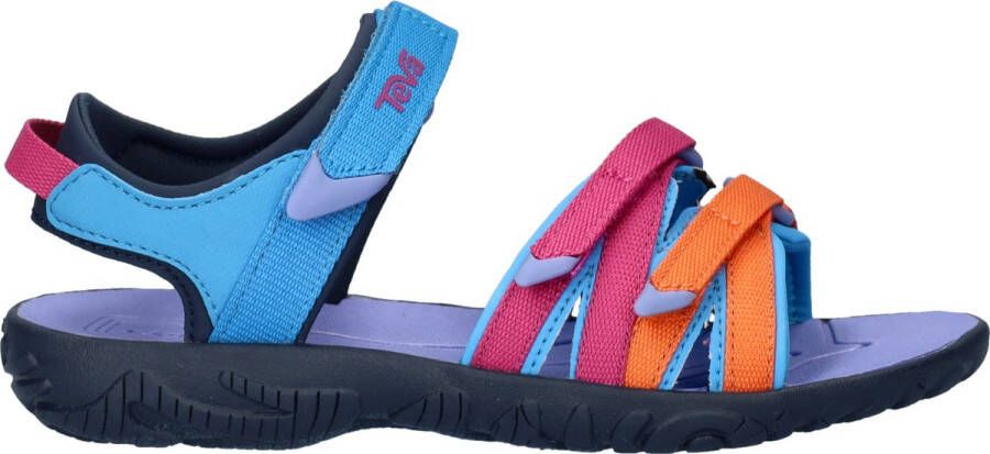 Teva Schoolkind sandalen blauw oranje roze Meisjes Polyester Meerkleurig 29 30 - Foto 9