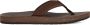 Teva M REFLIP LEATHER CHOCOLATE BROWN Heren Slippers CHOCOLATE BROWN - Thumbnail 1