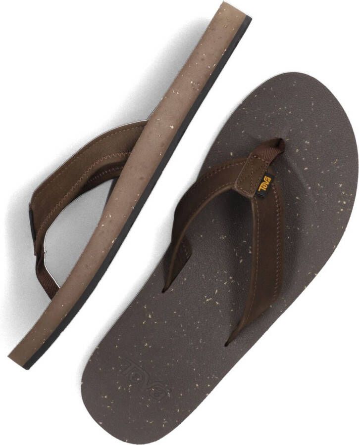 Teva M Reflip Slippers Heren Bruin