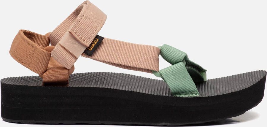 Teva Verstelbare Band Sandaal met Snel Drogende Structuur Multicolor Dames - Foto 4