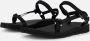 Teva Stijlvolle platte sandalen voor vrouwen Black Dames - Thumbnail 3