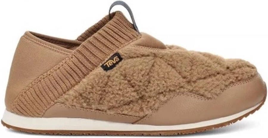 Teva Re Ember Moc fleece dames pantoffel Camel