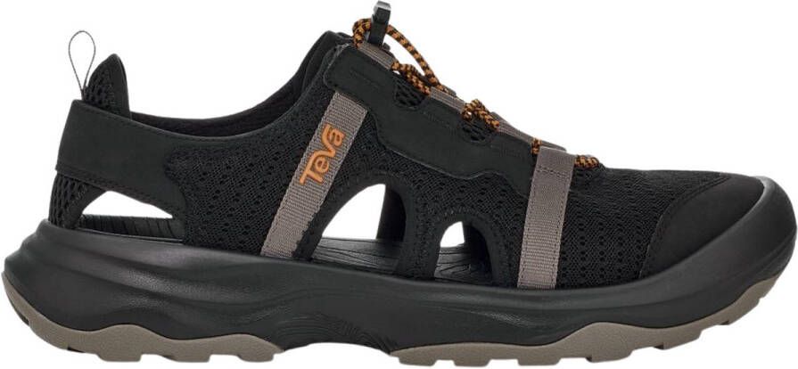 Teva Sandalen Gepolsterte Trekkingsandale Outflow CT Mens mit geschlossener Zehenpartie Bungee-Cord-Schnürung und Spider Rubber-Außensohle