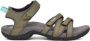 Teva TIRRA~W~~~~~~~~~~~~~~~~~~~~~~~ Platte sandalenDames Sandalen Groen - Thumbnail 8