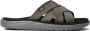 Teva Voya Slide Leather M Dark olive Schoenen Slippers Slippers - Thumbnail 1