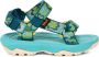 Teva K HURRICANE XLT 2 Unisex Sandalen NEON FLORAL BRIGHT TEAL - Thumbnail 1