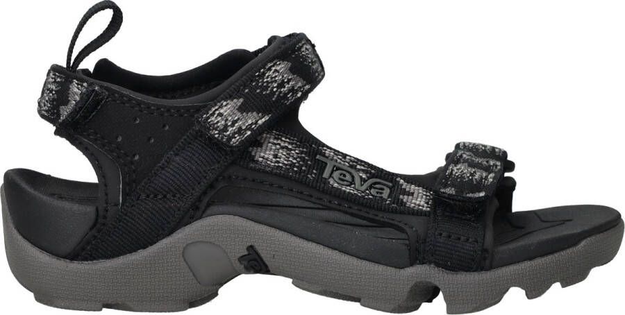 Teva Tanza kleuter schoolkind sandalen zwart Jongens Textiel Meerkleurig