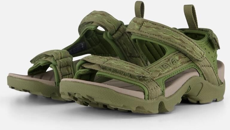 Teva Tanza tiener sandalen groen Jongens Textiel Meerkleurig - Foto 4