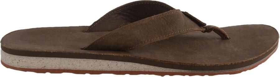 Teva Classic Flim Prepium Leather Heren Wandelsandalen Bruin